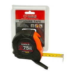 Рулетка YUETE TOOLS длиной 7,5 метров, ширина 25 мм.