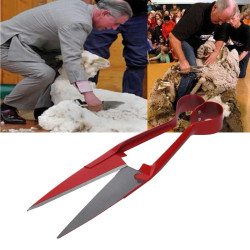 Ножиці для стрижки овець. (з червоною ручкою)