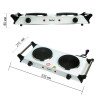 Плита электрическая 1500w, на две конфорки Star Chef St-8200A